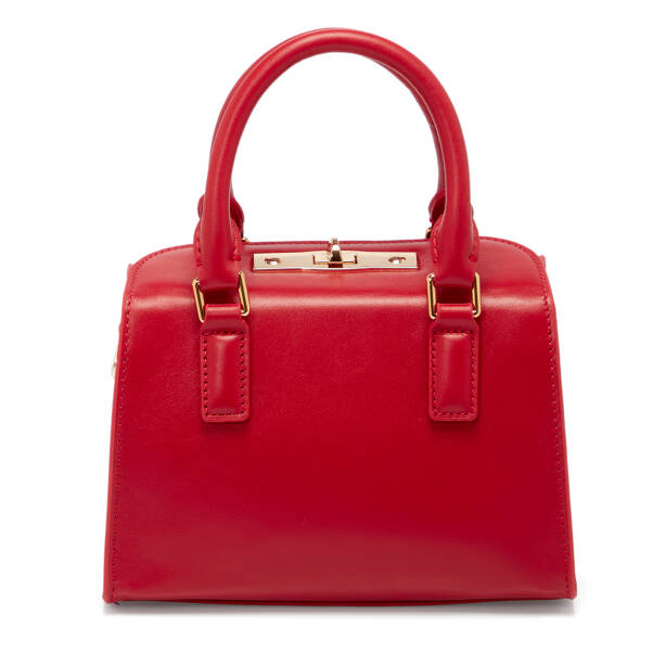 Kırmızı Hakiki Deri Kadın Çapraz Askılı Çanta - S25K1BC80473-H4B - 3