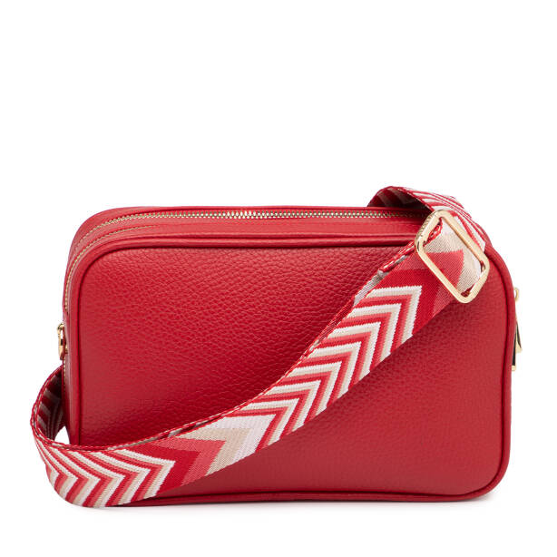 Kırmızı Hakiki Deri Kadın El Çantası - S26Y1BC80361-B68 - Tergan