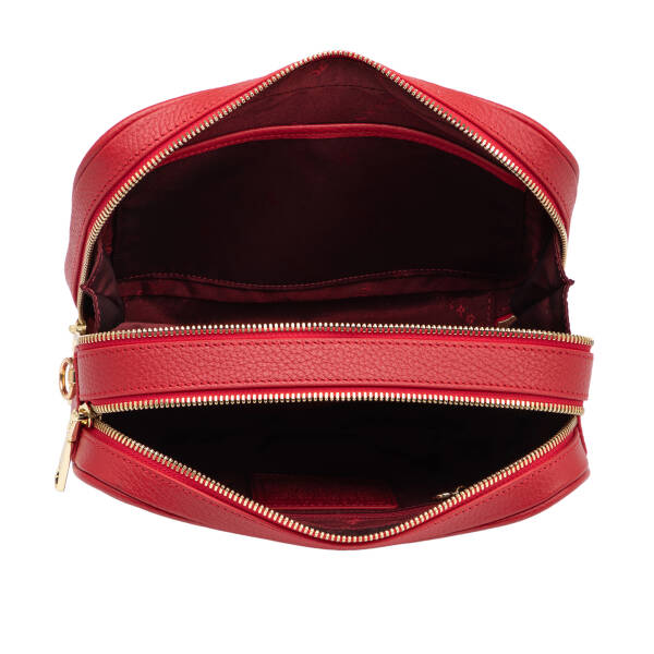 Kırmızı Hakiki Deri Kadın El Çantası - S26Y1BC80361-B68 - 4