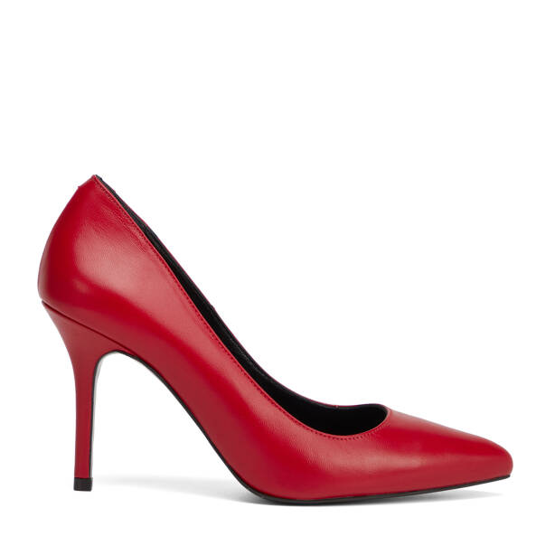 Kırmızı Hakiki Deri Kadın Stiletto - K25S1AY68380-A30 - 1