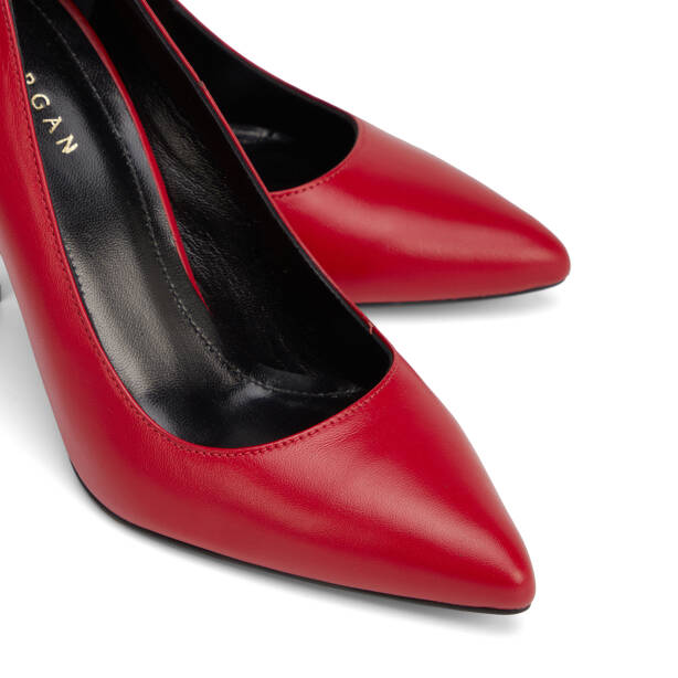 Kırmızı Hakiki Deri Kadın Stiletto - K25S1AY68380-A30 - 3