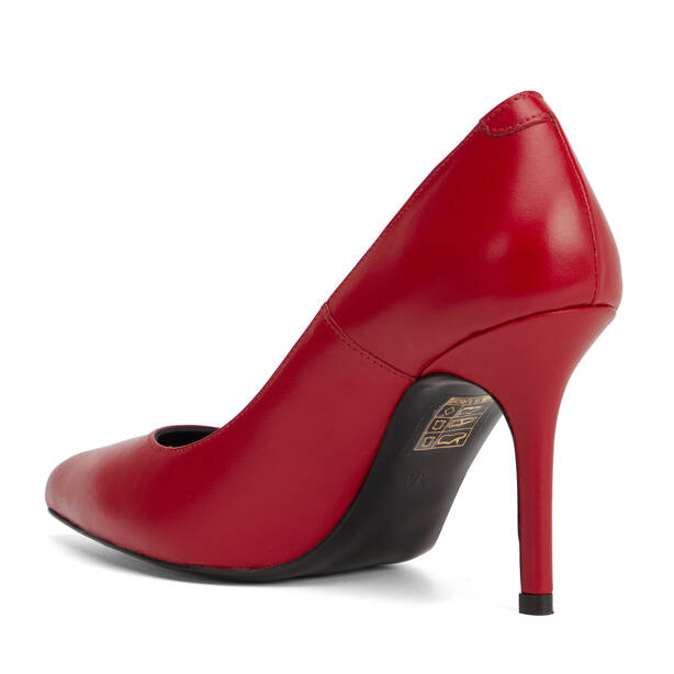 Kırmızı Hakiki Deri Kadın Stiletto - K25S1AY68380-A30 - 4