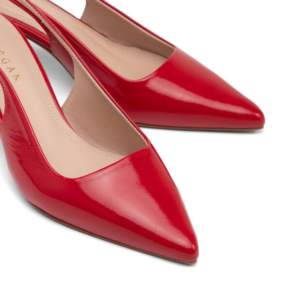 Kırmızı Hakiki Rugan Deri Kadın Stiletto - K26Y1AY68391-D02 - 3