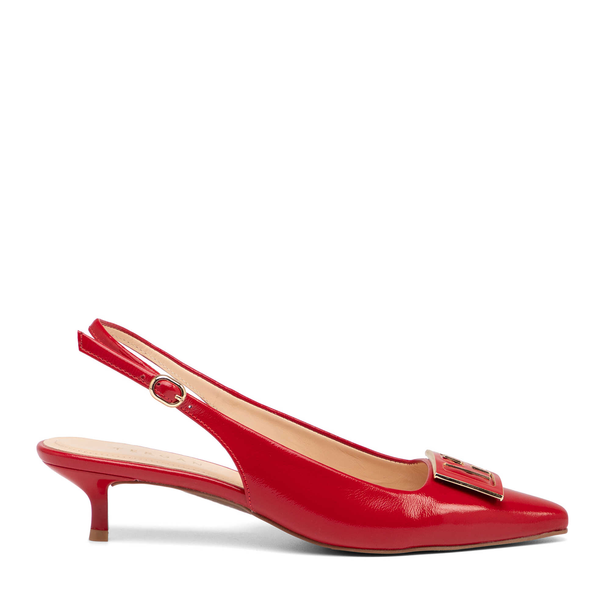 Kırmızı Hakiki Rugan Deri Kadın Stiletto - K26Y1AY68397-D02