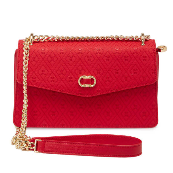 Kırmızı Print Kadın Çapraz Askılı Çanta - S25Y1PR09176-S4R - 1