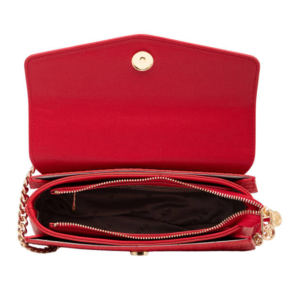 Kırmızı Print Kadın Çapraz Askılı Çanta - S26Y1PR09176-S4R - 4