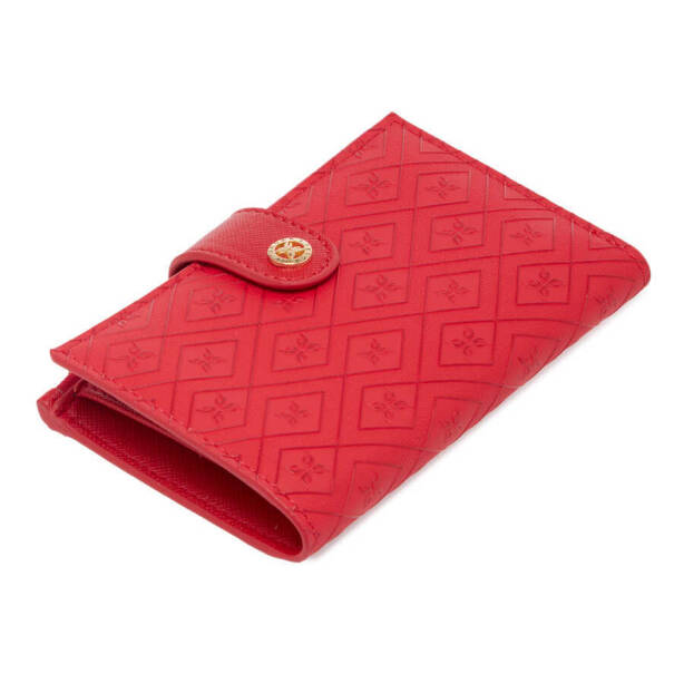 Kırmızı Print Kadın Cüzdan - S1CB00055816-S4R 