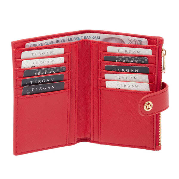 Kırmızı Print Kadın Cüzdan - S1CB00055816-S4R - 3
