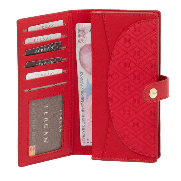 Kırmızı Print Kadın Cüzdan - S1CB00055819-S4R - 3