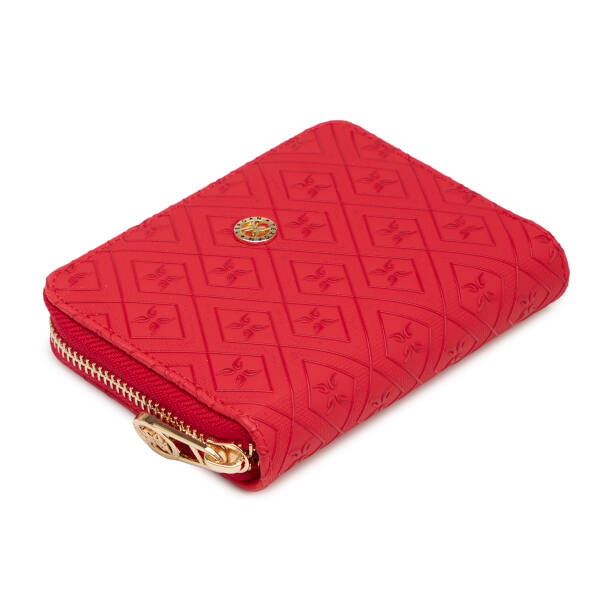 Kırmızı Print Kadın Cüzdan - S1CB00055822-S4R 
