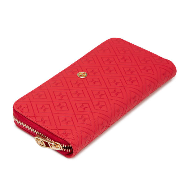 Kırmızı Print Kadın Cüzdan - S1CB00055823-S4R 