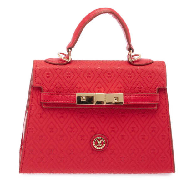 Kırmızı Print Kadın El Çantası - S24Y1PR09147-S4R - 1