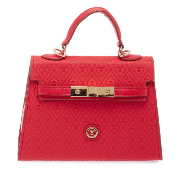 Kırmızı Print Kadın El Çantası - S24Y1PR09147-S4R - 1