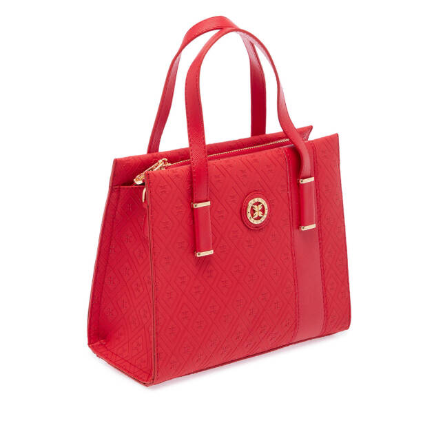 Kırmızı Print Kadın El Çantası - S25Y1PR09149-S4R - Tergan