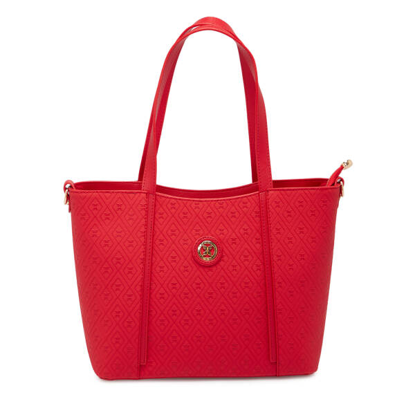 Kırmızı Print Kadın Omuz Çantası - S1WPR0000804-S4R - 1