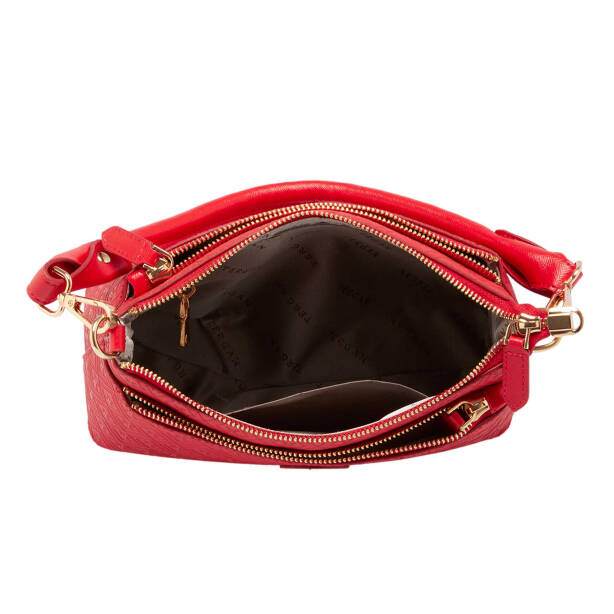 Kırmızı Print Kadın Omuz Çantası - S24K1PR09100-S4R - 4