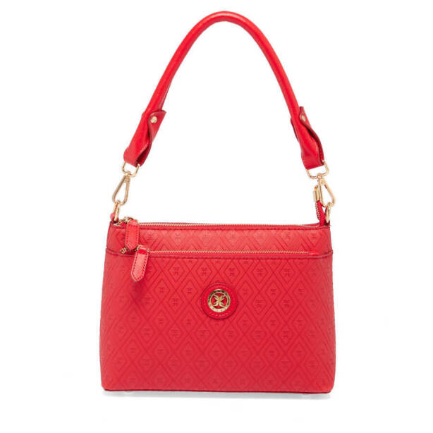 Kırmızı Print Kadın Omuz Çantası - S24Y1PR09100-S4R - 1
