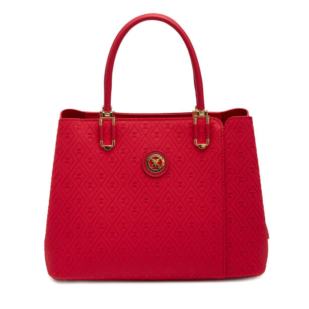 Kırmızı Print Kadın Omuz Çantası - S25K1PR09190-S4R 