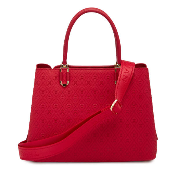 Kırmızı Print Kadın Omuz Çantası - S25K1PR09190-S4R - 3