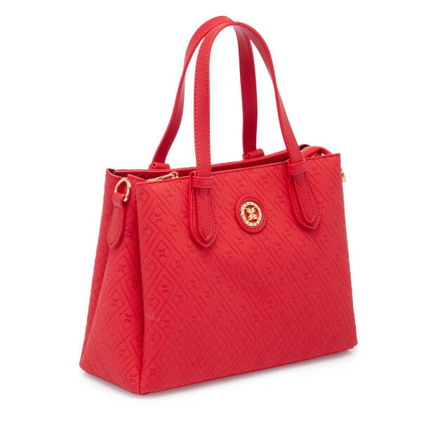 Kırmızı Print Kadın Omuz Çantası - S25Y1PR09159-S4R - 2