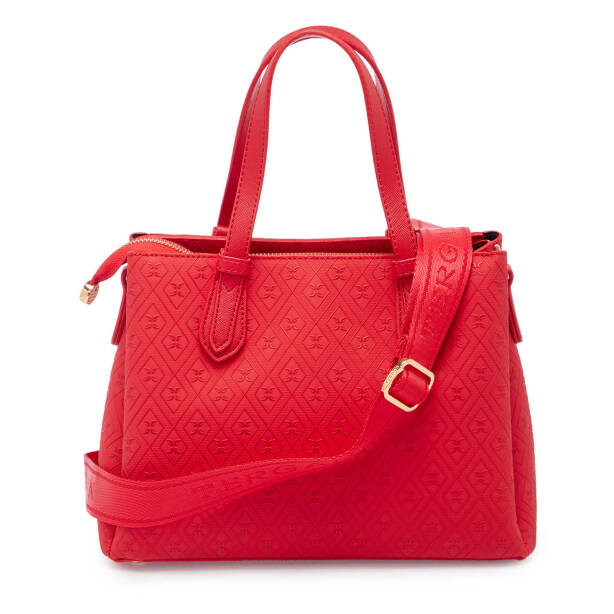 Kırmızı Print Kadın Omuz Çantası - S25Y1PR09159-S4R - 3