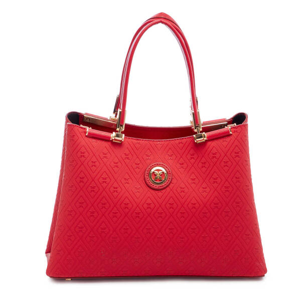 Kırmızı Print Kadın Omuz Çantası - S25Y1PR09161-S4R - Tergan