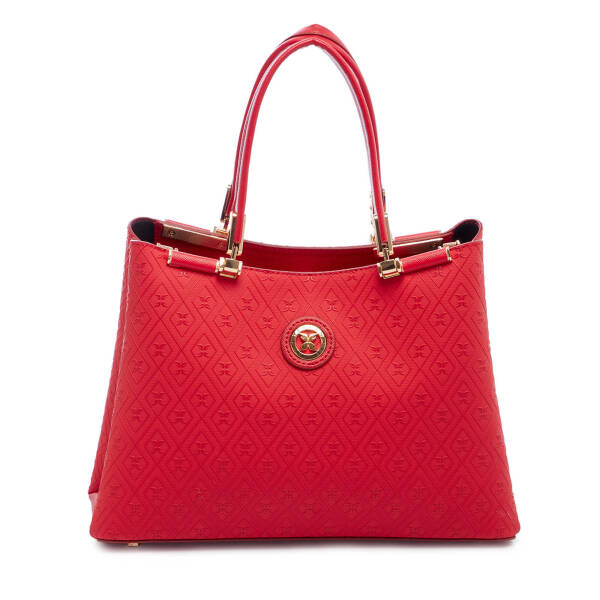 Kırmızı Print Kadın Omuz Çantası - S25Y1PR09161-S4R - 1