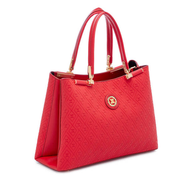 Kırmızı Print Kadın Omuz Çantası - S25Y1PR09161-S4R - 2