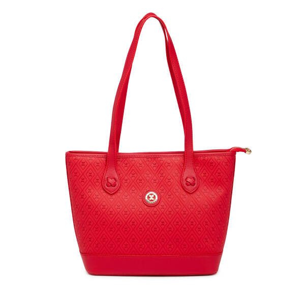 Kırmızı Print Kadın Omuz Çantası - S26Y1PR09194-S4R - 1