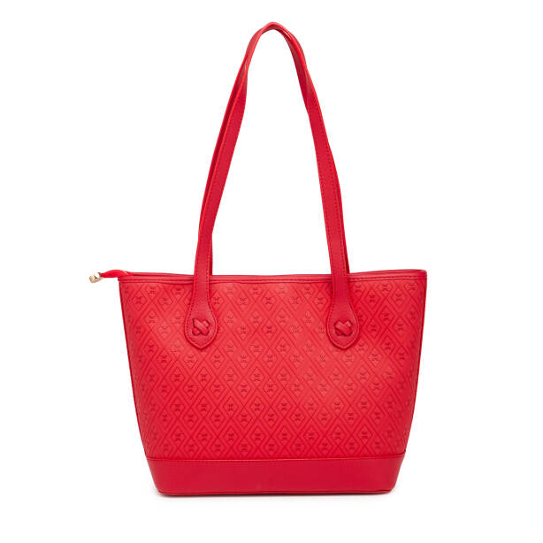 Kırmızı Print Kadın Omuz Çantası - S26Y1PR09194-S4R - 3