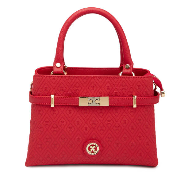 Kırmızı Print Kadın Omuz Çantası - S26Y1PR09196-S4R - 1