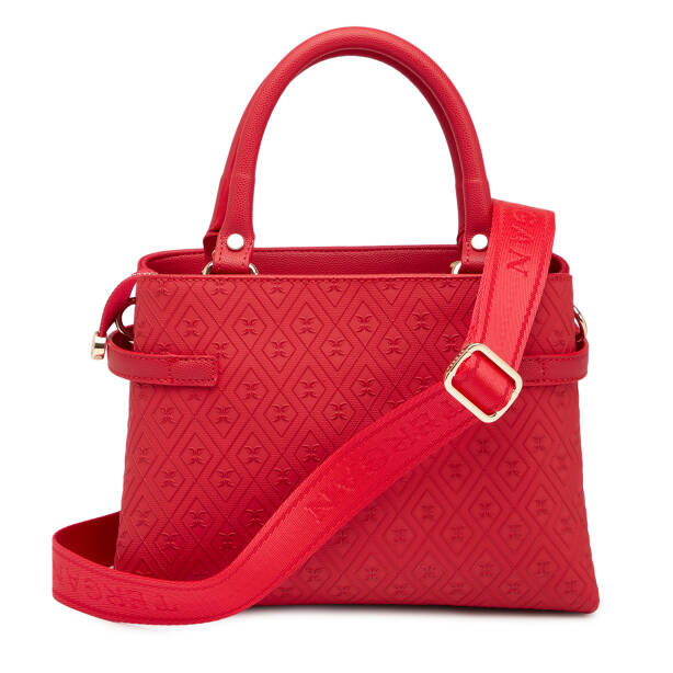 Kırmızı Print Kadın Omuz Çantası - S26Y1PR09196-S4R - 3