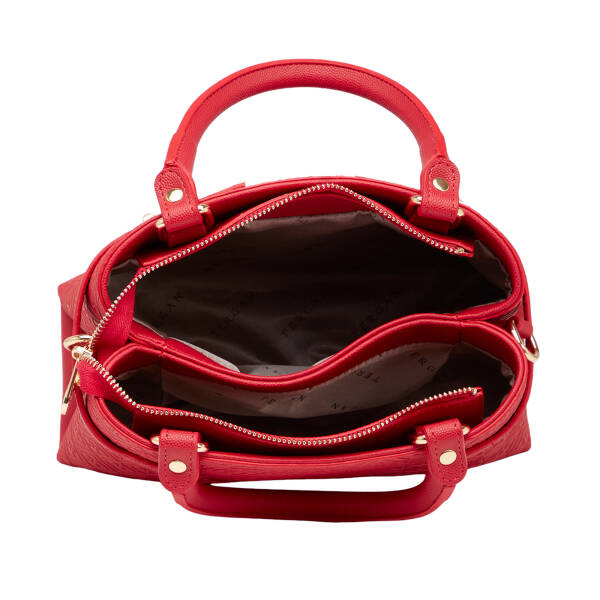 Kırmızı Print Kadın Omuz Çantası - S26Y1PR09196-S4R - 4