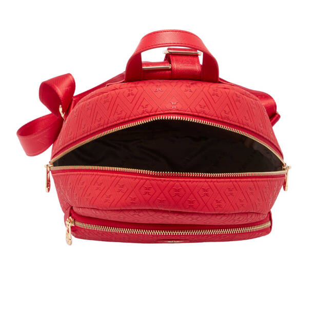 Kırmızı Print Kadın Sırt Çantası - S1SR00079603-S4R - 4