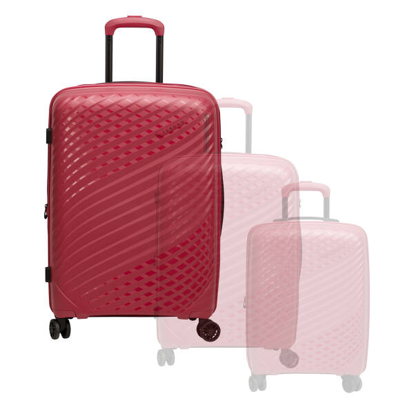 Kırmızı Unisex Valiz - S1SC00048328-D64 - 6