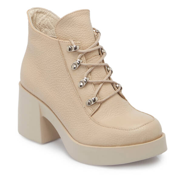 Krem Deri Kadın Bot - K25K1BT68197-N30 - 1