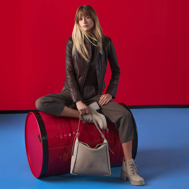 Krem Hakiki Deri Kadın Bot - K25K1BT68197-N30 - 1