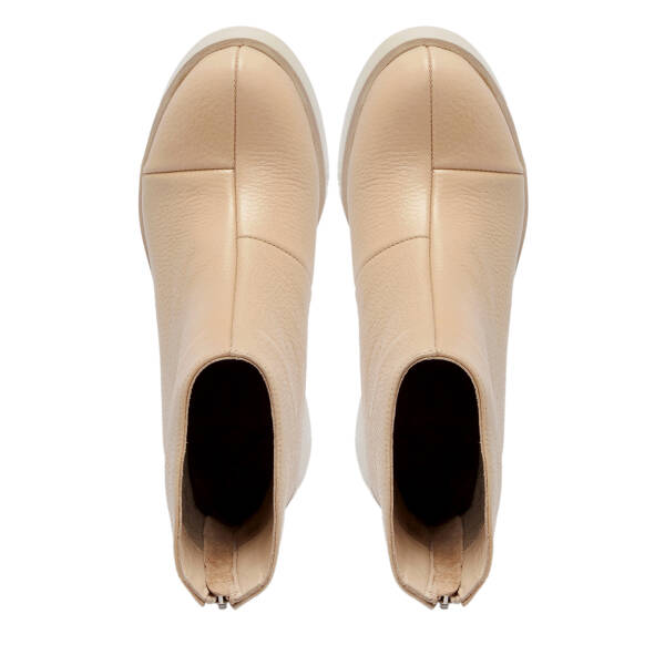 Krem Deri Kadın Bot - K25K1BT68198-N30 - 5