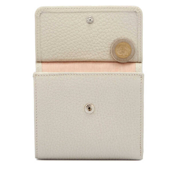 Krem Deri Kadın Cüzdan - S1CB00005627-N30 - 3