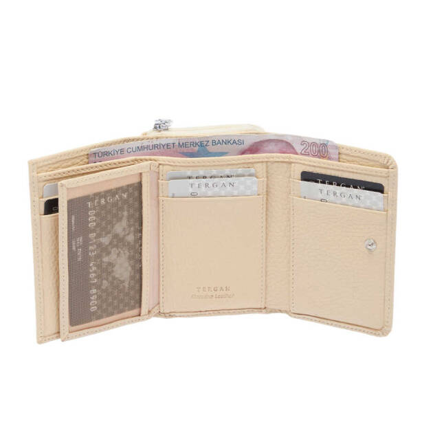 Krem Deri Kadın Cüzdan - S1CB00005798-N30 - 2
