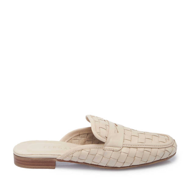 Krem Hakiki Deri Kadın Terlik - K25Y1TR67963-A68 - 1