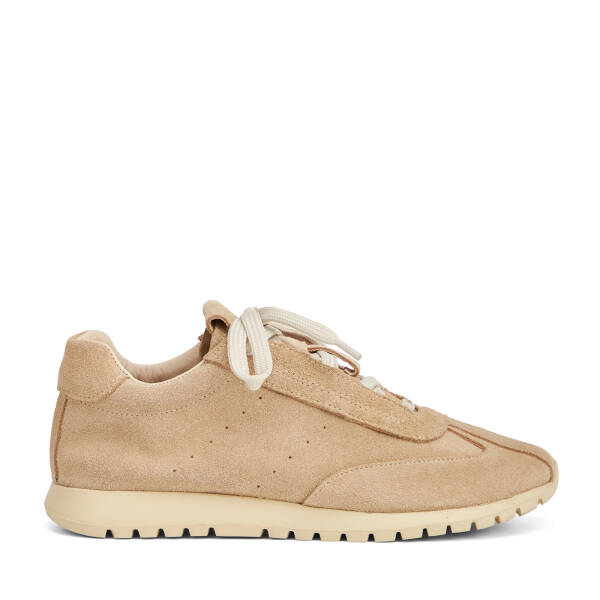 Krem Hakiki Süet Deri Kadın Sneaker - K26I1AY68651-U6P - 1