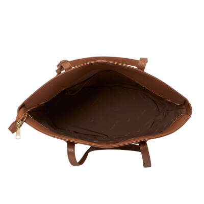 KREM-HASIR / TABA-FLOATER Deri Kadın El Çantası - S25Y1BC80464-V7H - 4
