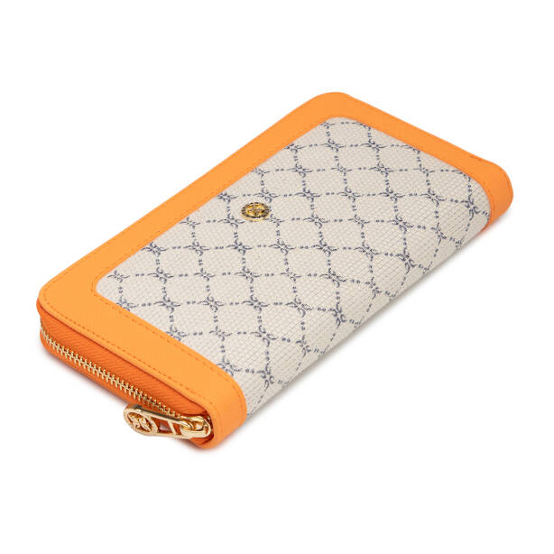Krem Print Kadın Cüzdan - S1CB00055826-V6D 