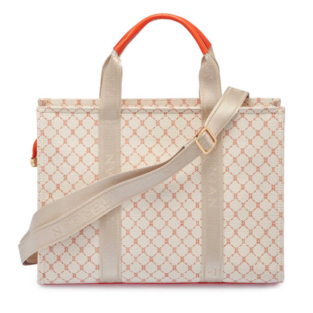 Krem Tekstil Kadın El Çantası - S25Y1TWC0709-V6D - 3