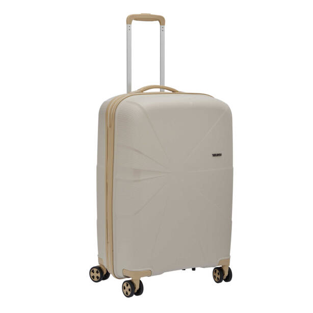 Krem Unisex Büyük Boy Valiz - S1SC00047828-D94 - 2