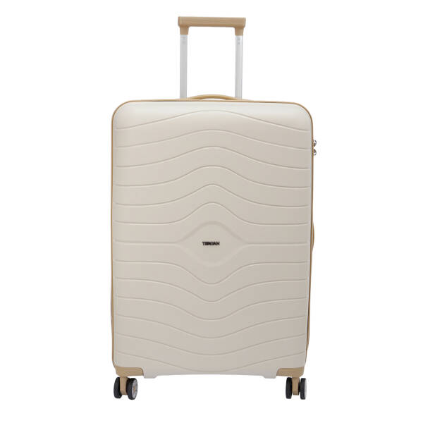 Krem Unisex Büyük Boy Valiz - S1SC00048228-D94 - 1