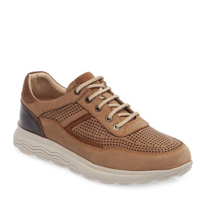 Kum Nubuk Deri Erkek Sneaker - E24I1AY56740-B21 