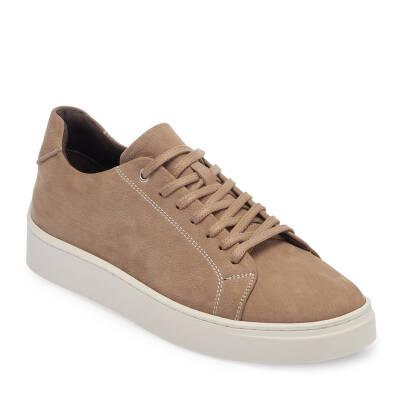  Kum Nubuk Deri Erkek Sneaker - E24I1AY56745-B21 - 1