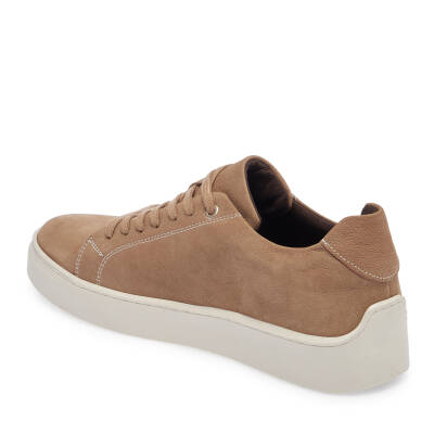  Kum Nubuk Deri Erkek Sneaker - E24I1AY56745-B21 - 2